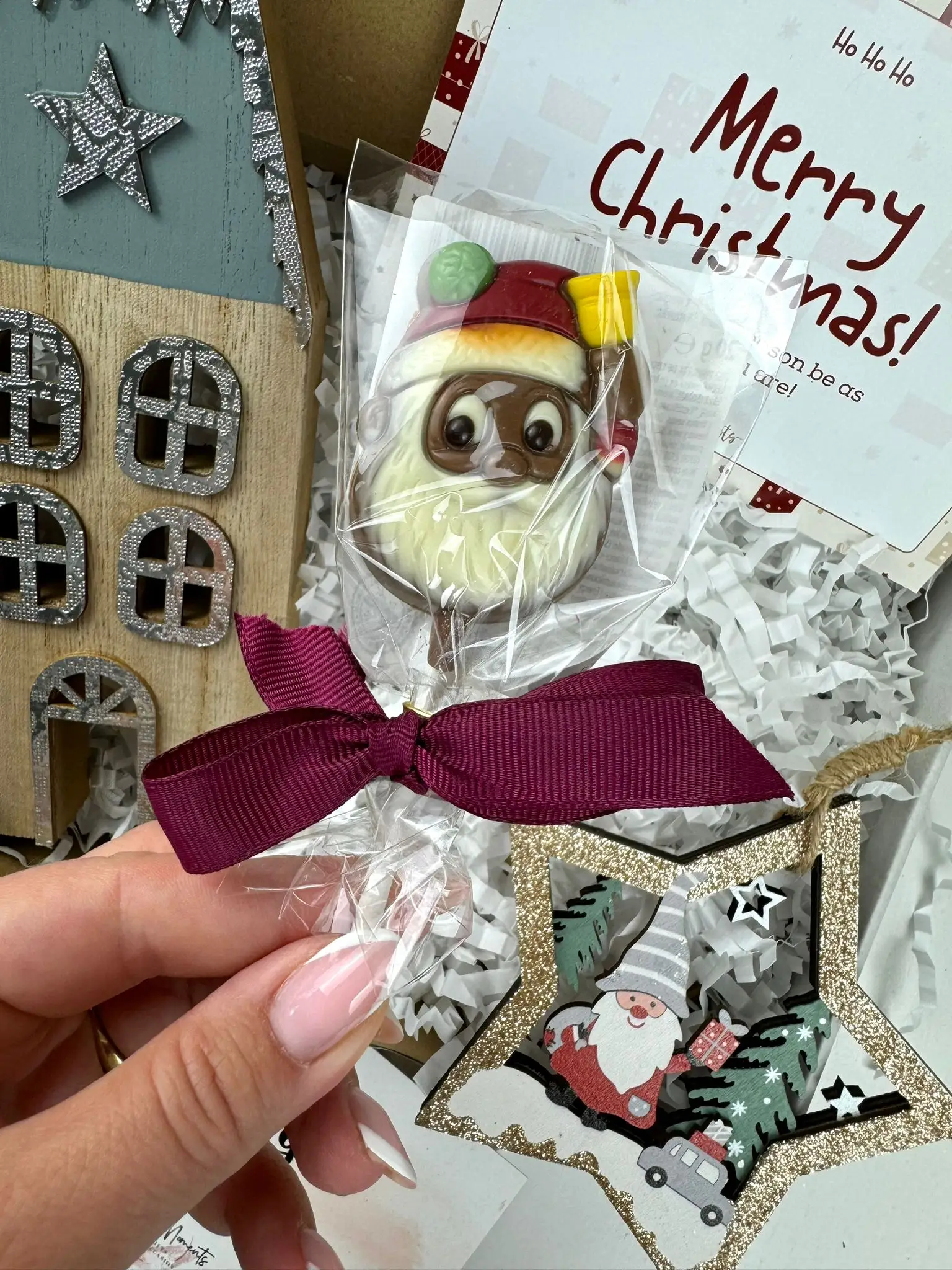 Cute Chocolate Christmas Lollipop - Image 2