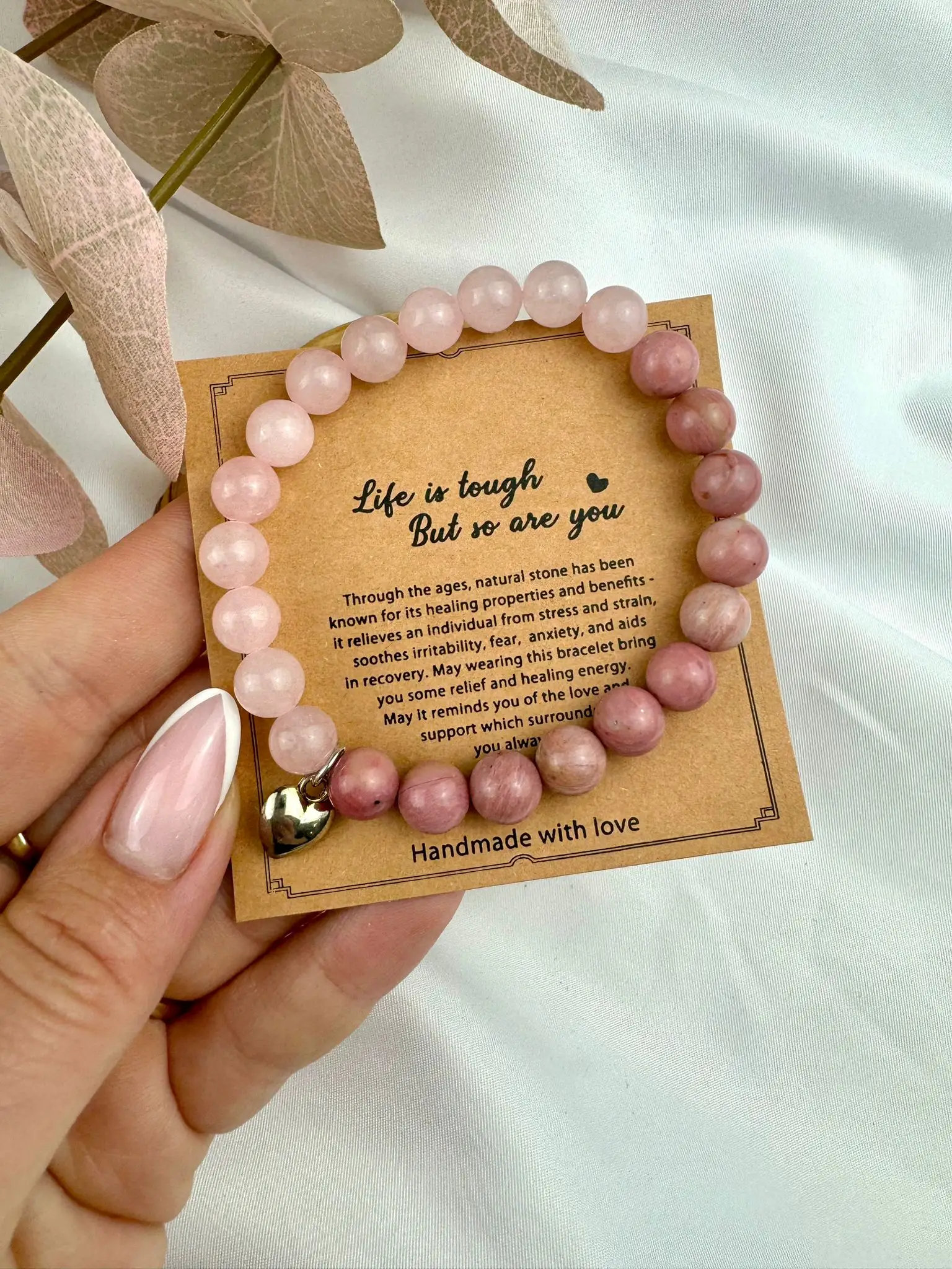 "Life is tough but so are you" bracelet - Image 1