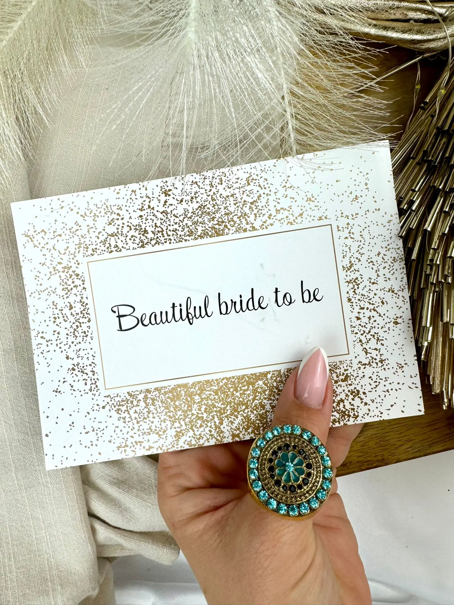 Beautiful Bride Card - Image 1