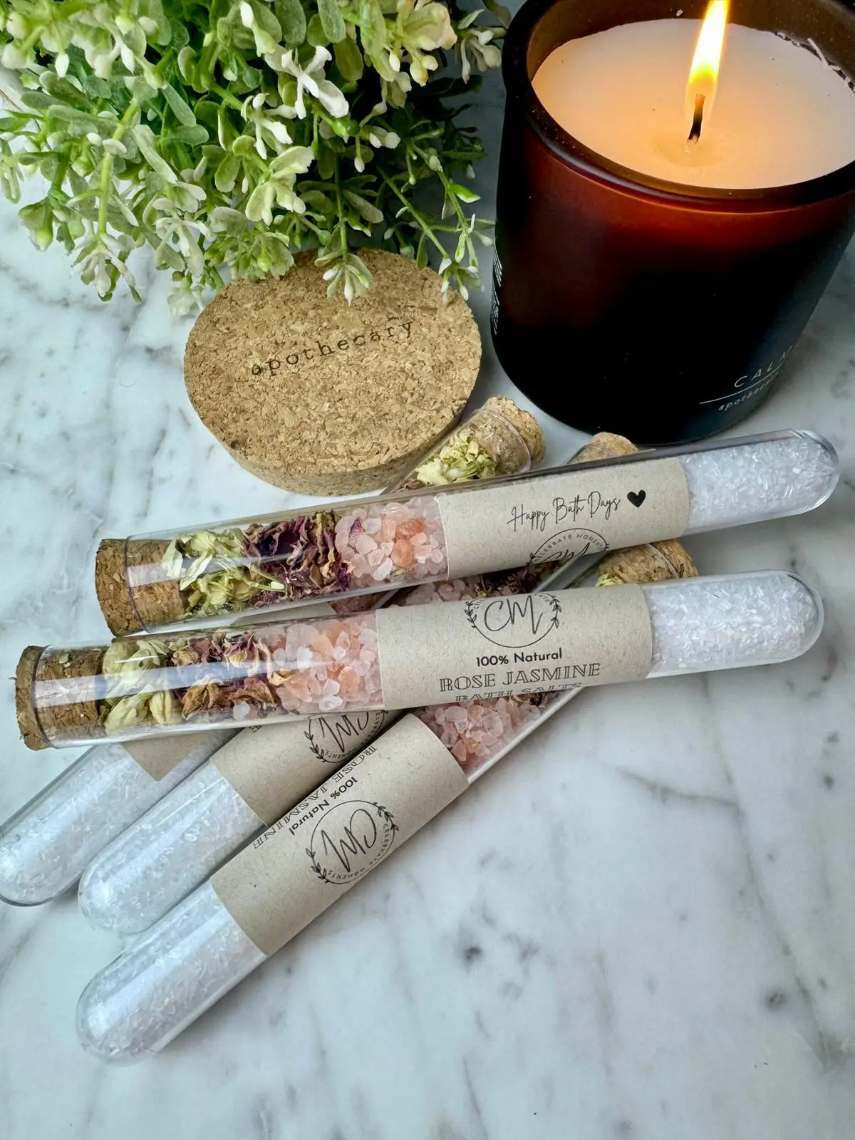 Layered 100% natural bath salts - Image 1