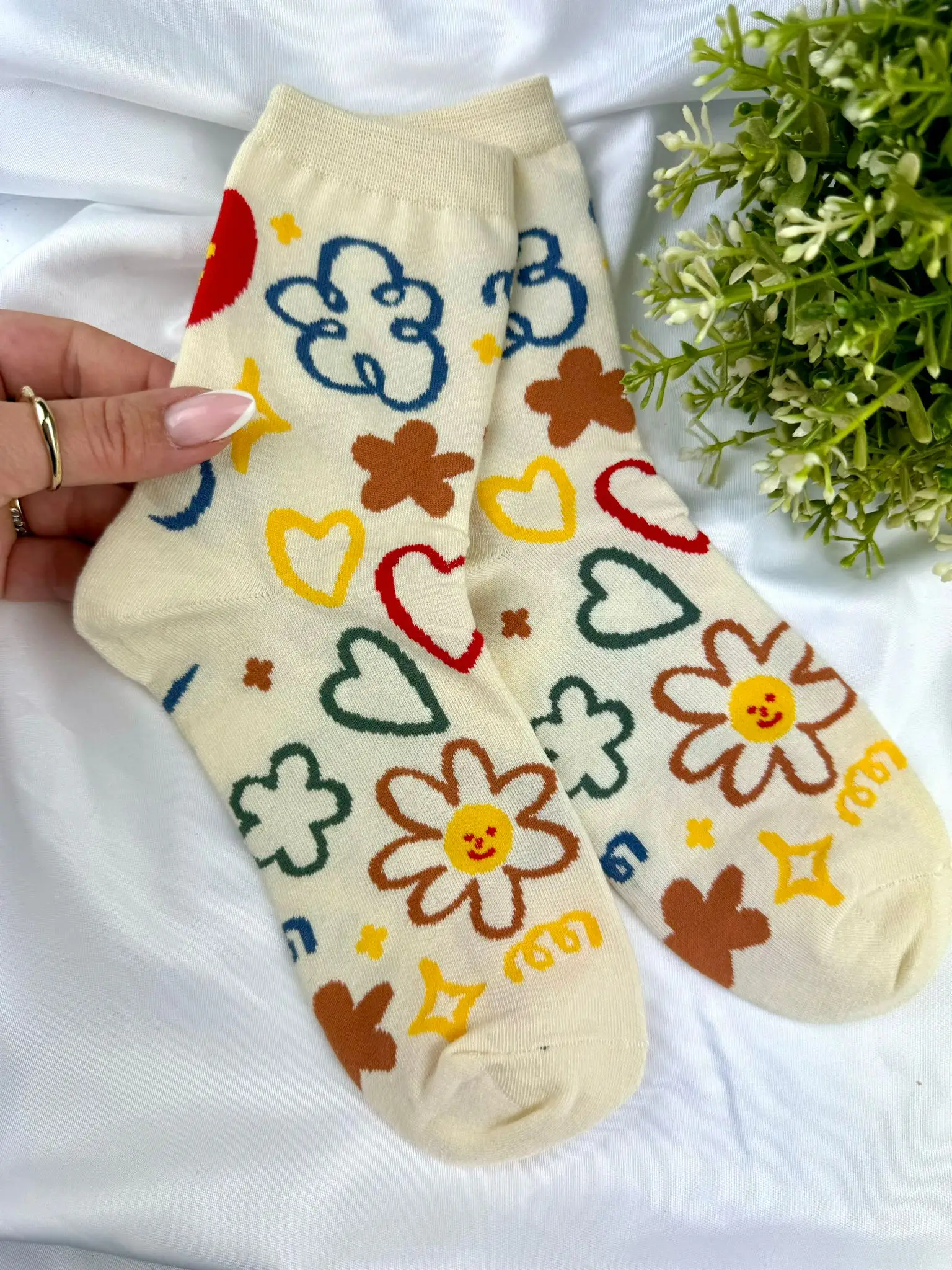 Cotton Socks with Fun Print to make any day brighter :) - Image 1