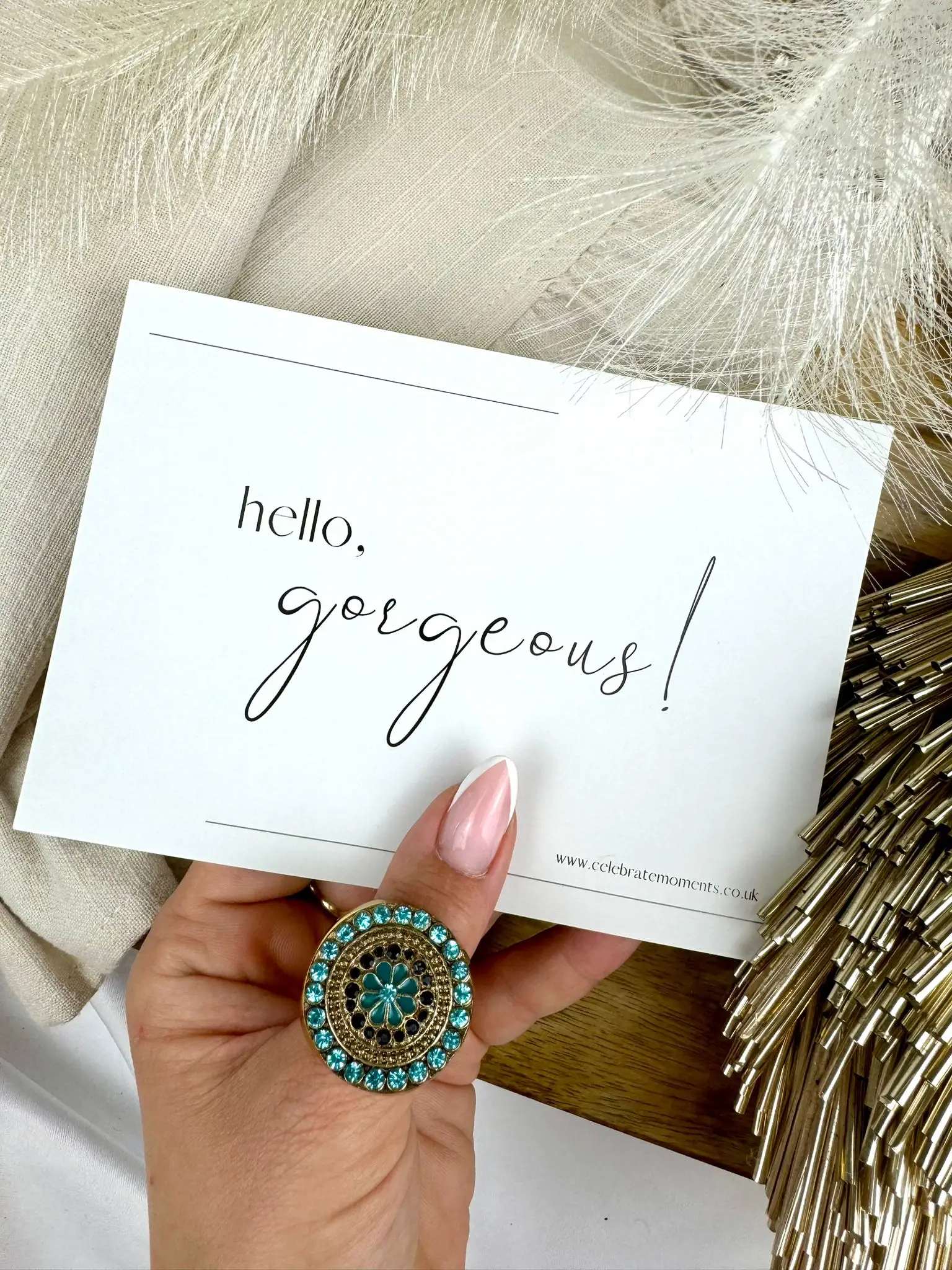 Hello, Gorgeous! Card - Image 1